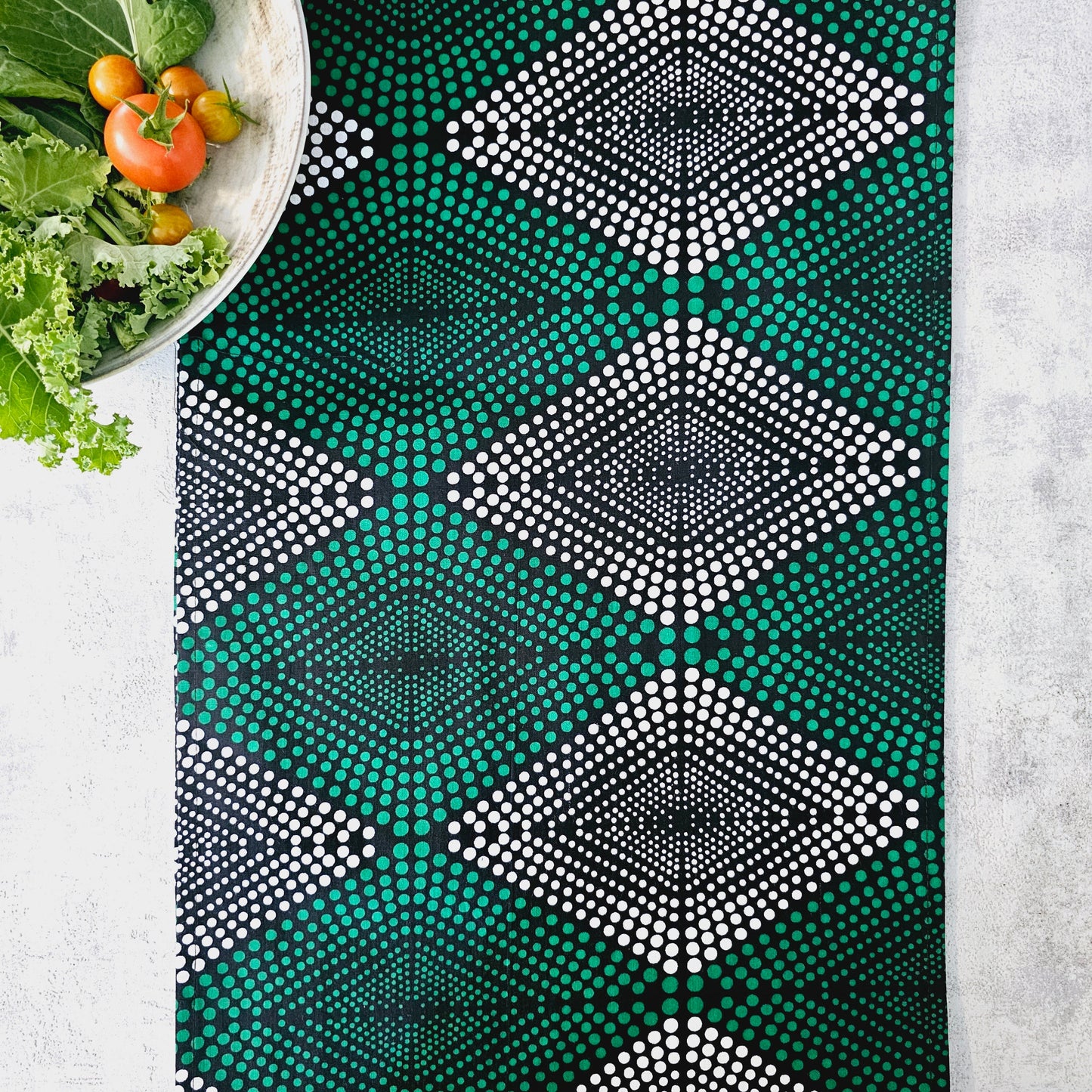 Handmade Table Runner 160x35cm | 180x35 | 200x35cm | African Print "Mudcloth" Bogolan Inspired Print  Made from 100% African Print Fabric-2