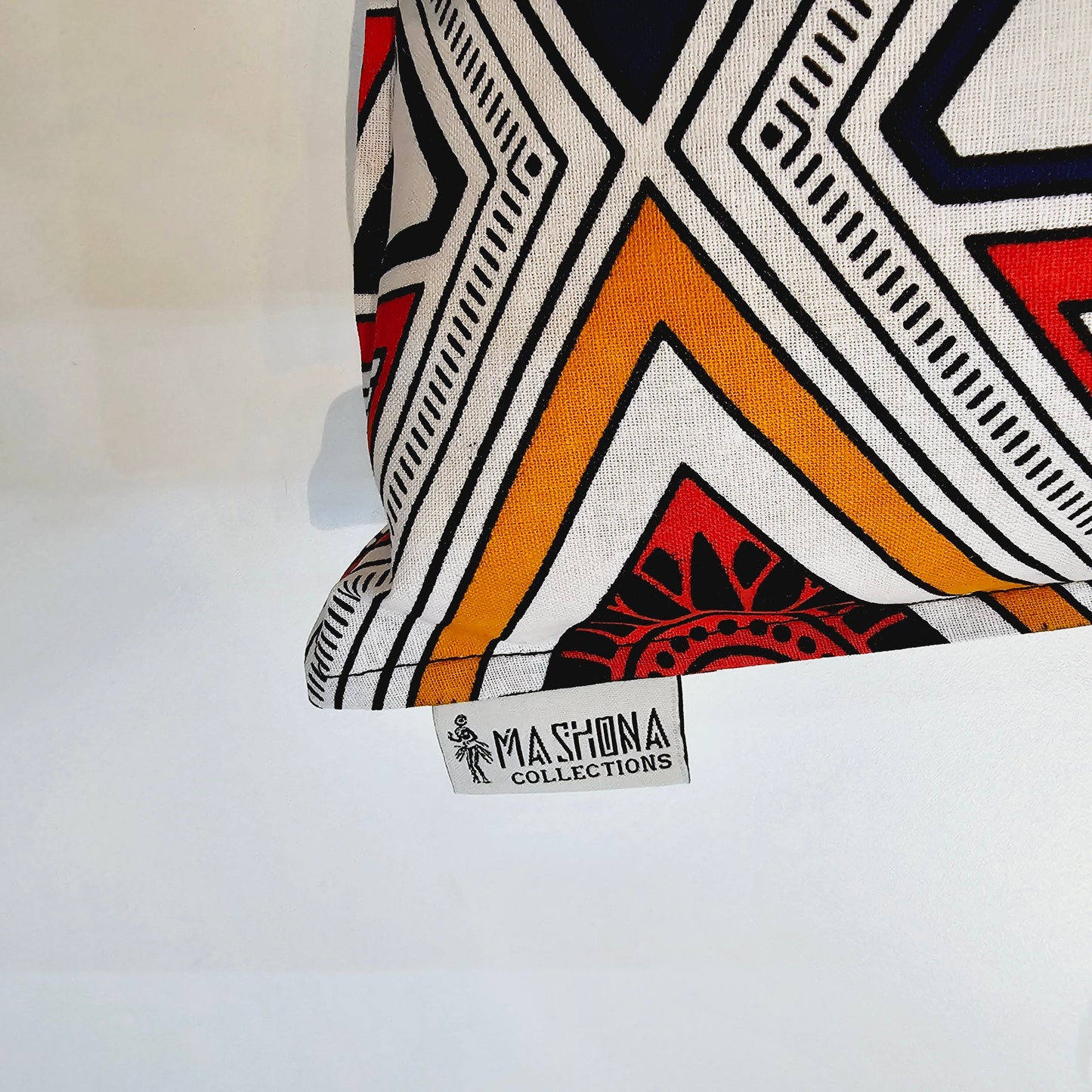 Set of 2 / 4 African Print | 40x40cm | Mudcloth Boho Cushion Cover 100% Cotton Wax Ankara Fabric-2