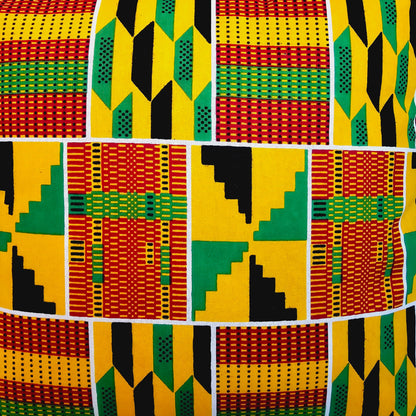 Set of 2 / 4 African Print | 40x40cm | Mudcloth Boho Cushion Cover 100% Cotton Wax Ankara Fabric-3