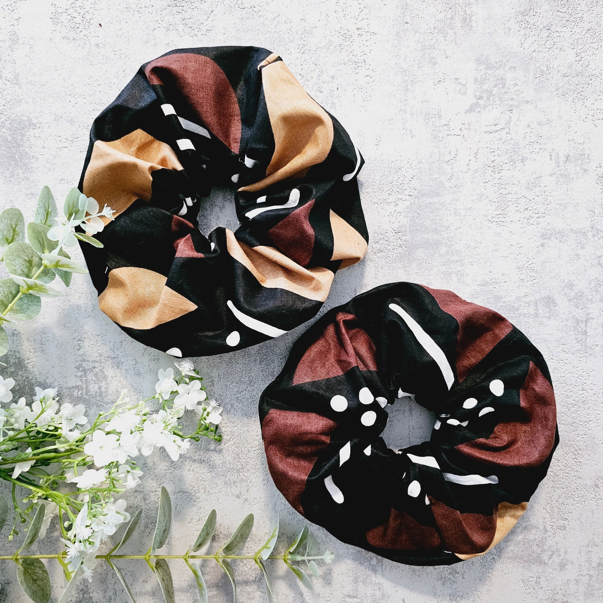 Set of 2 XL Hair Scrunchies-0