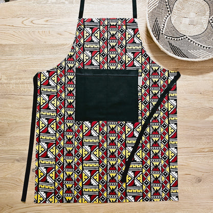 Handmade Apron and Matching Oven Gloves Set-3