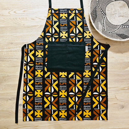 Handmade Apron and Matching Oven Gloves Set-3