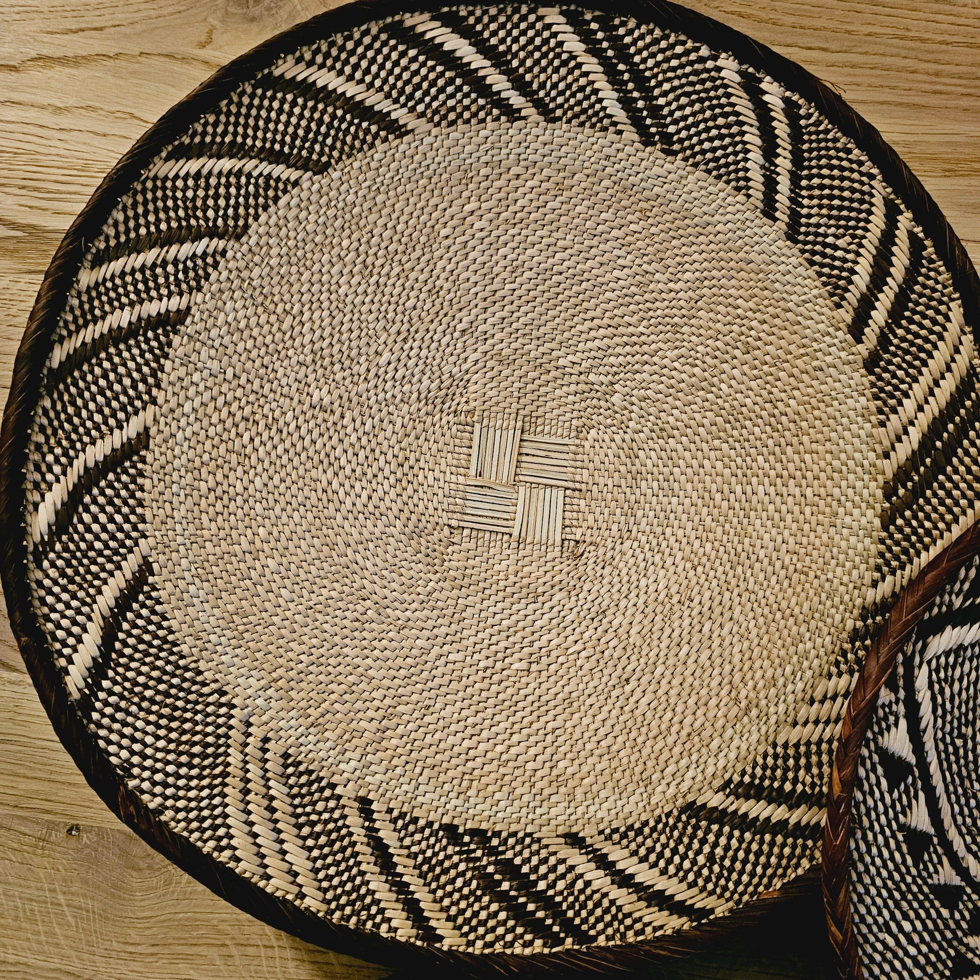 Set of 4 Handmade African Baskets Zimbabwe | Boho Wall Decor | 4C-1