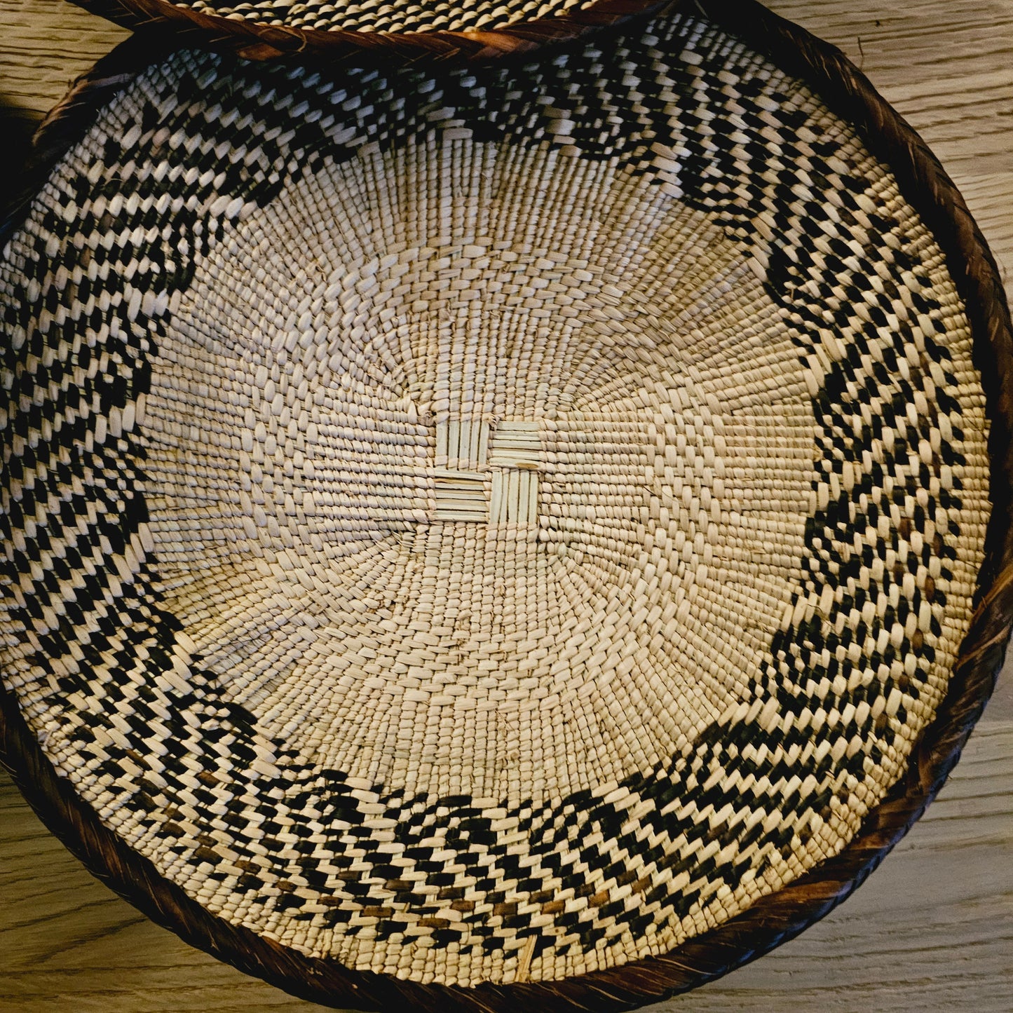 Set of 4 Handmade African Baskets Zimbabwe | Boho Wall Decor | 4C-4