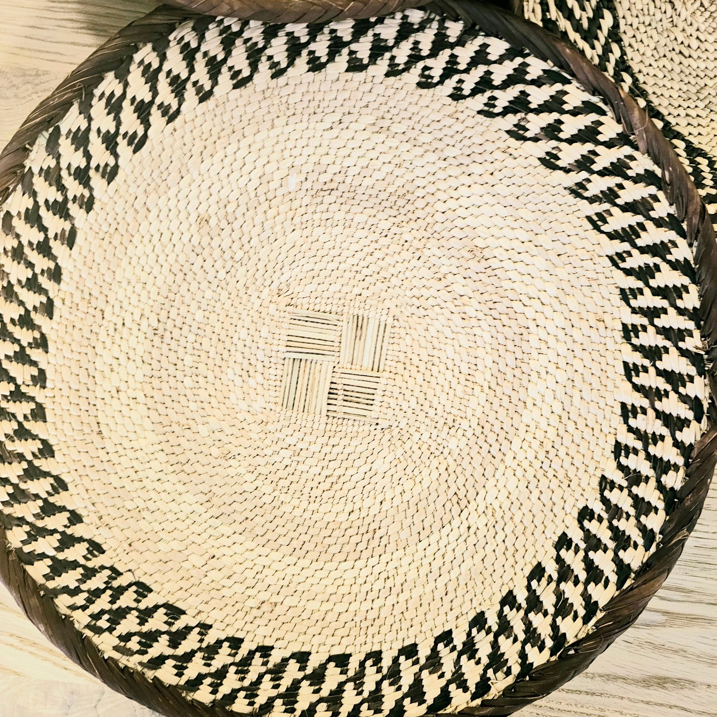 Set of 3 Handmade African Wall Baskets | Zimbabwe Baskets | Boho Wall Decor | 3A-2