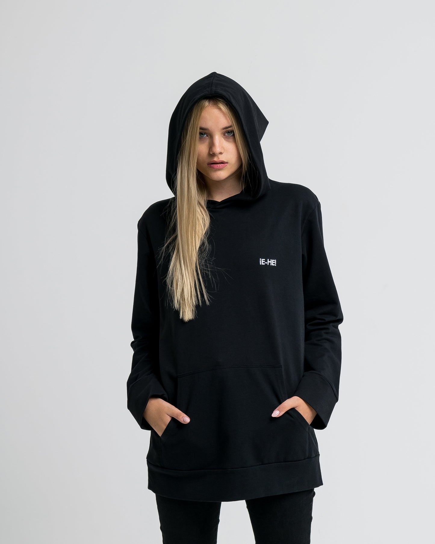 EHE Apparel Embroidered logo Hoodie - Black-1