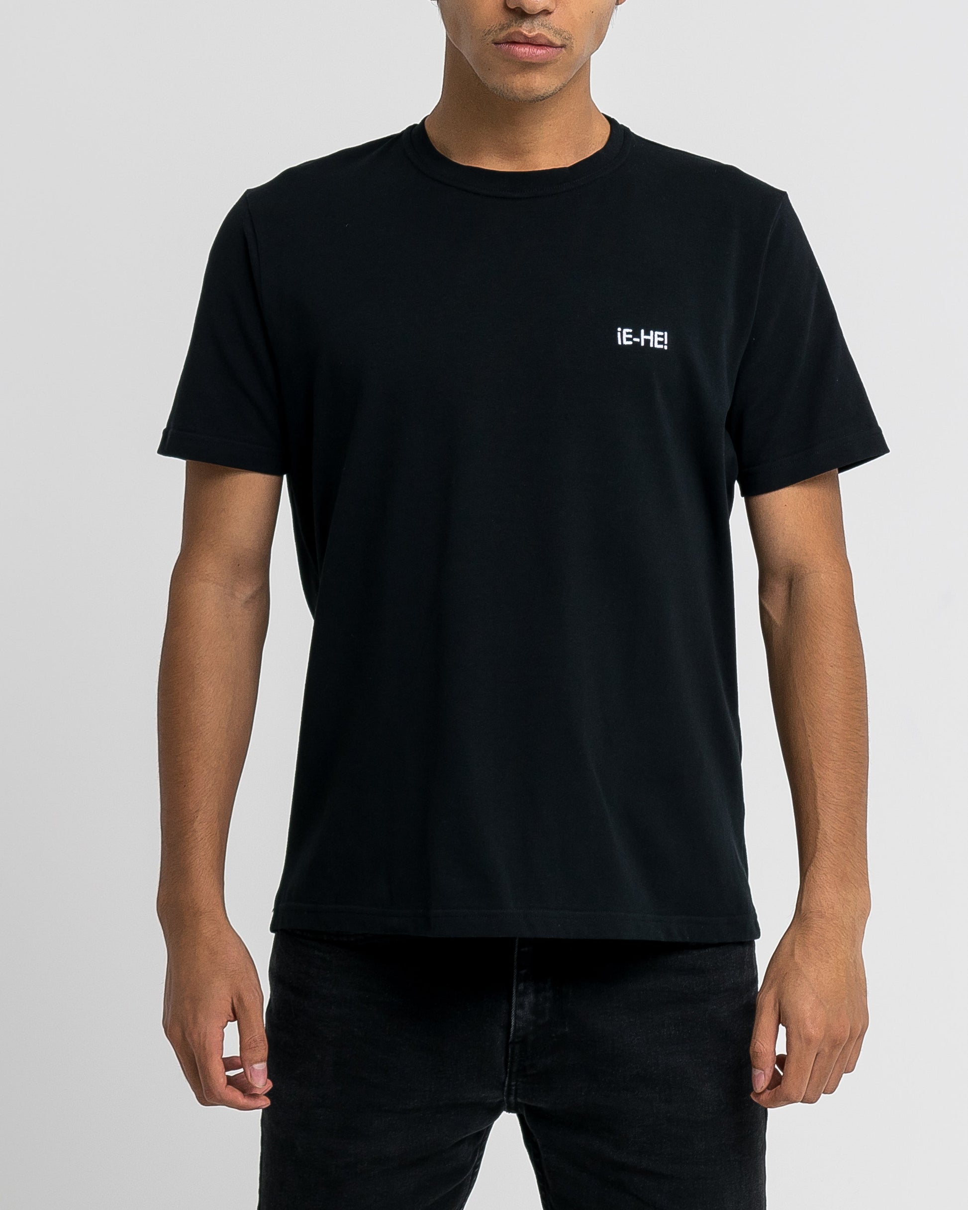 EHE Apparel Embroidered logo T-shirt - Black-0