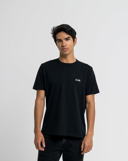 EHE Apparel Embroidered logo T-shirt - Black-4