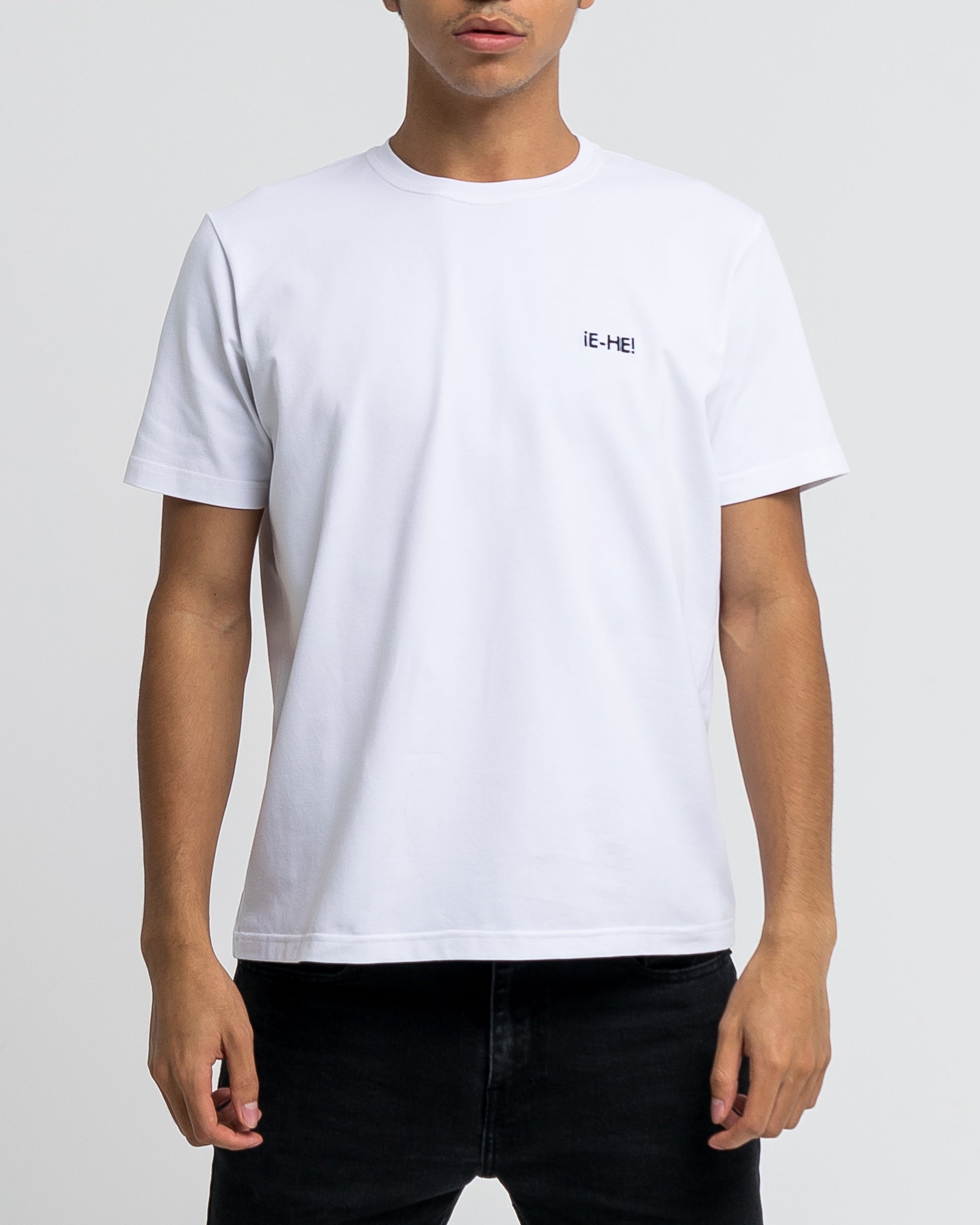 EHE Apparel Embroidered logo T-shirt - White-0