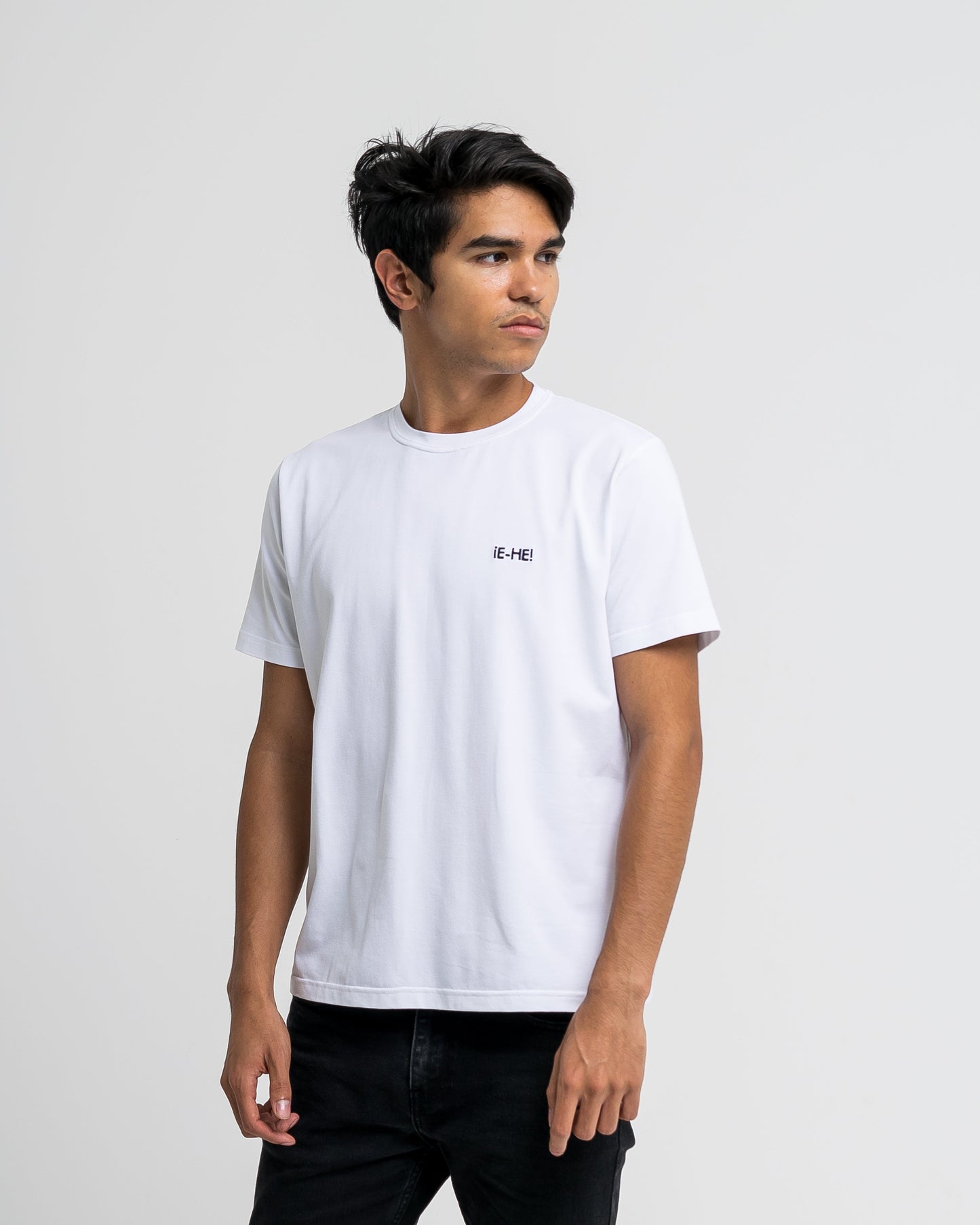 EHE Apparel Embroidered logo T-shirt - White-3