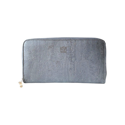 Cork Leather Zip Wallet-0