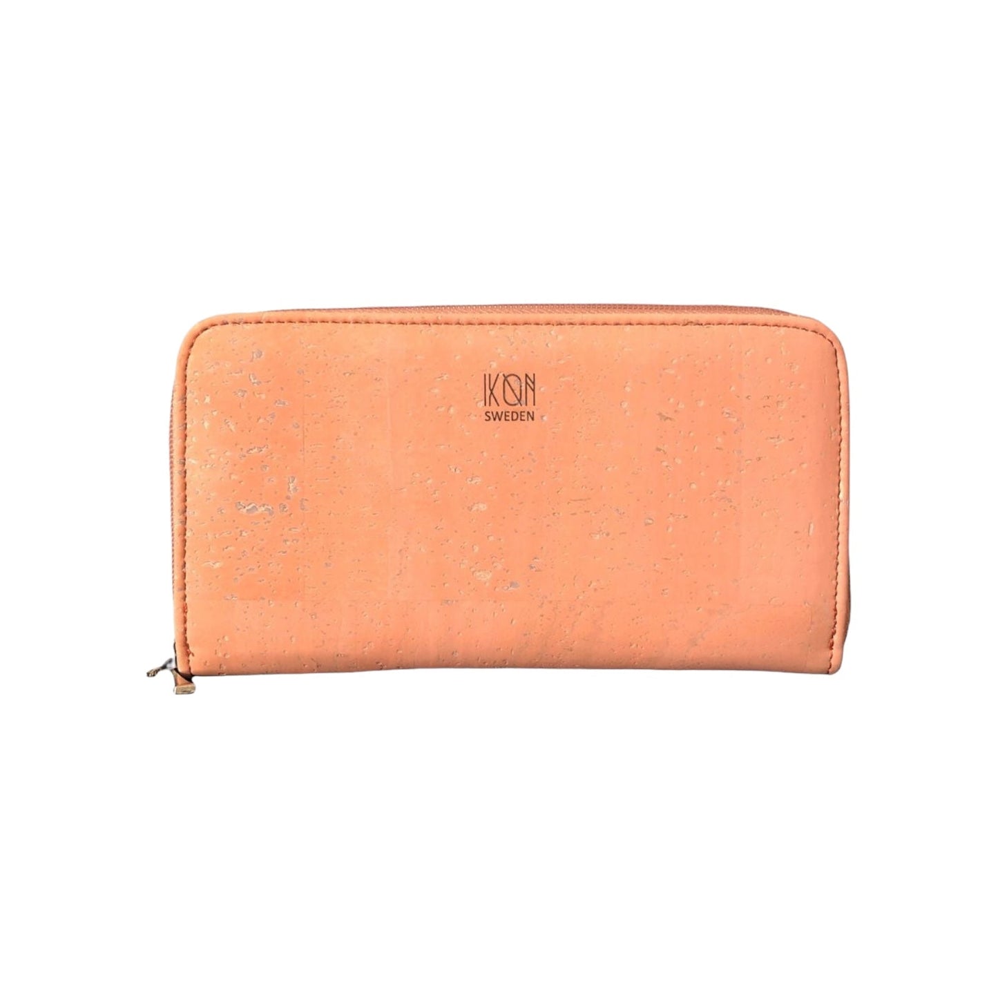 Cork Leather Zip Wallet-5