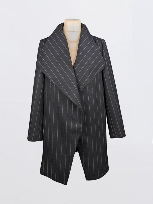 Manteau Koto Heavy - Black stripes-0