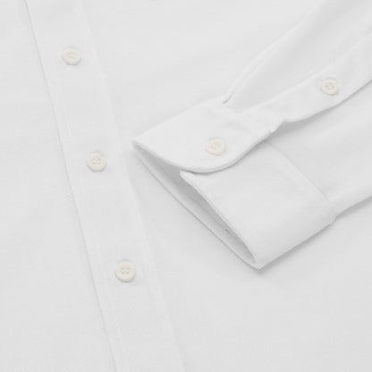 White Military Style Shirt-1