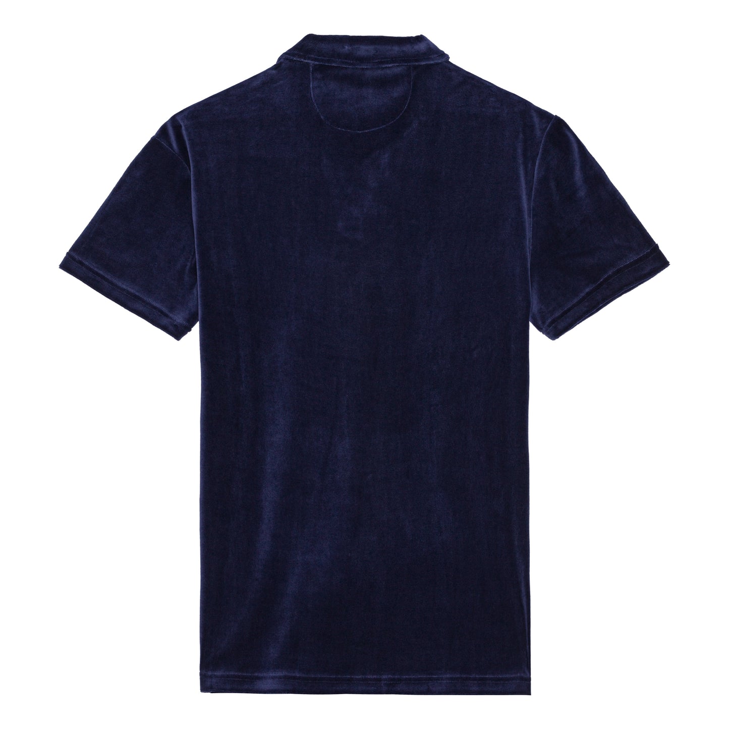 Navy Terry Polo Shirt-3