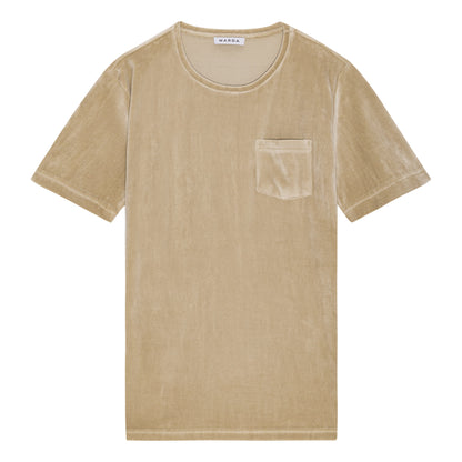 Beige Terry T-Shirt-0