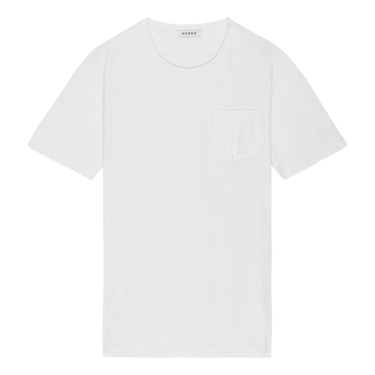 White Terry T-Shirt-0