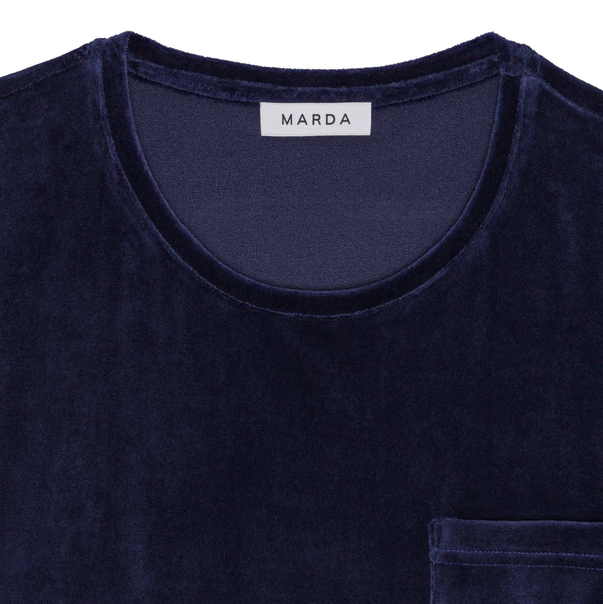 Navy Terry T-Shirt-1