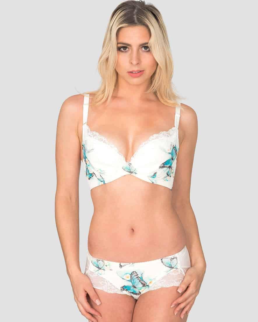 Morpho - Bendable Wire Silk & Organic Cotton Bra-0