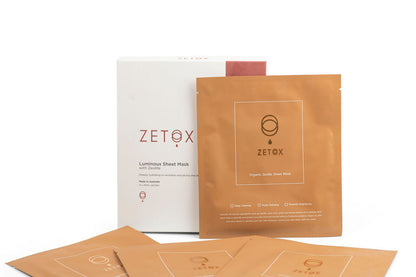 Zetox Luminous Sheet Mask 4 piece box set Special at $19.99(Was $39.99) while stock last-4