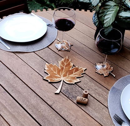 Pot Holder Maple Leaf - Nature - Wood - Handmade Gift - Housewarming - Wood Kitchenware-4