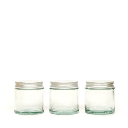 Clear Glass Refillable Jars-3