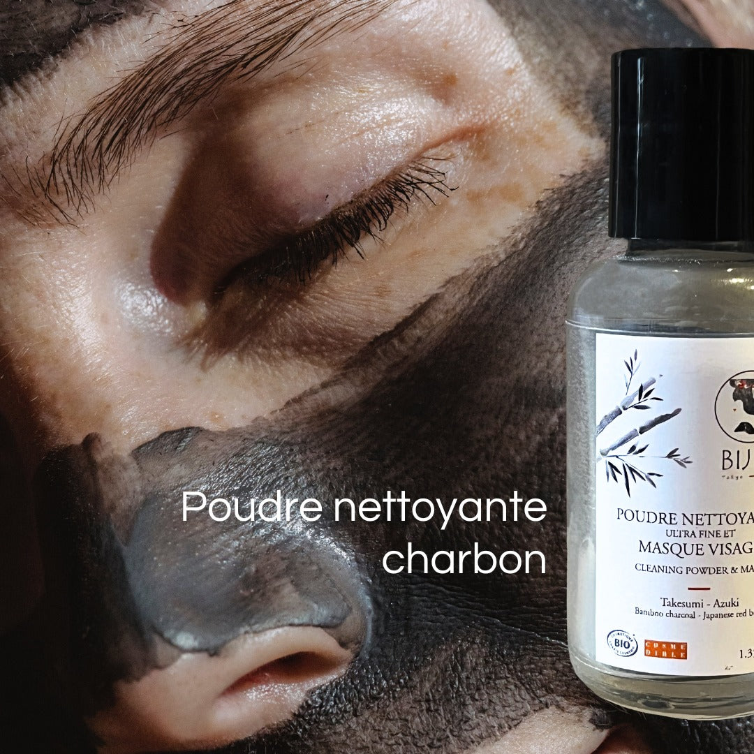 Poudre nettoyante et masque visage au charbon takesumi 2 en 1-2