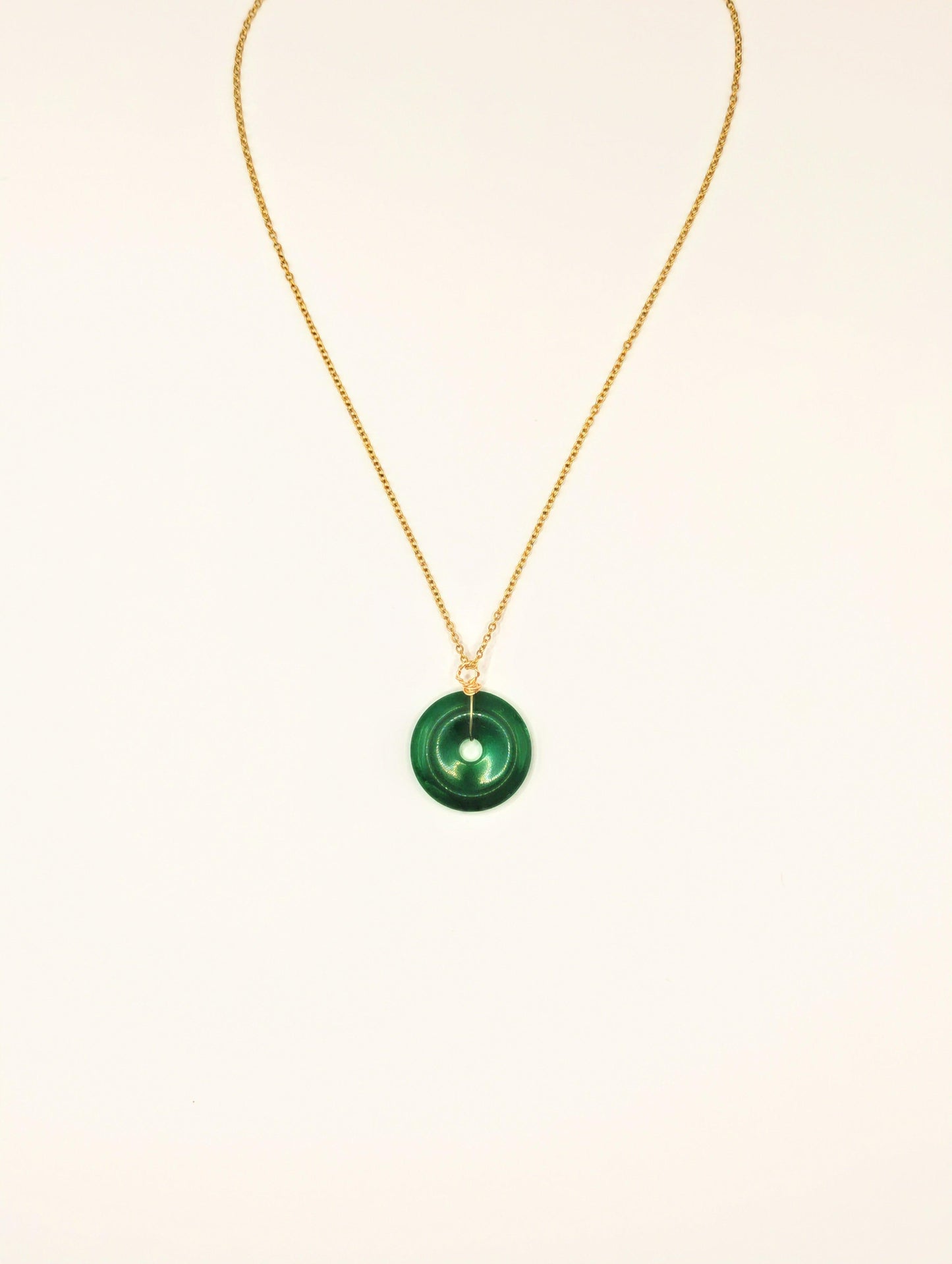 Pendentif Donut en Jade de Malaisie-2