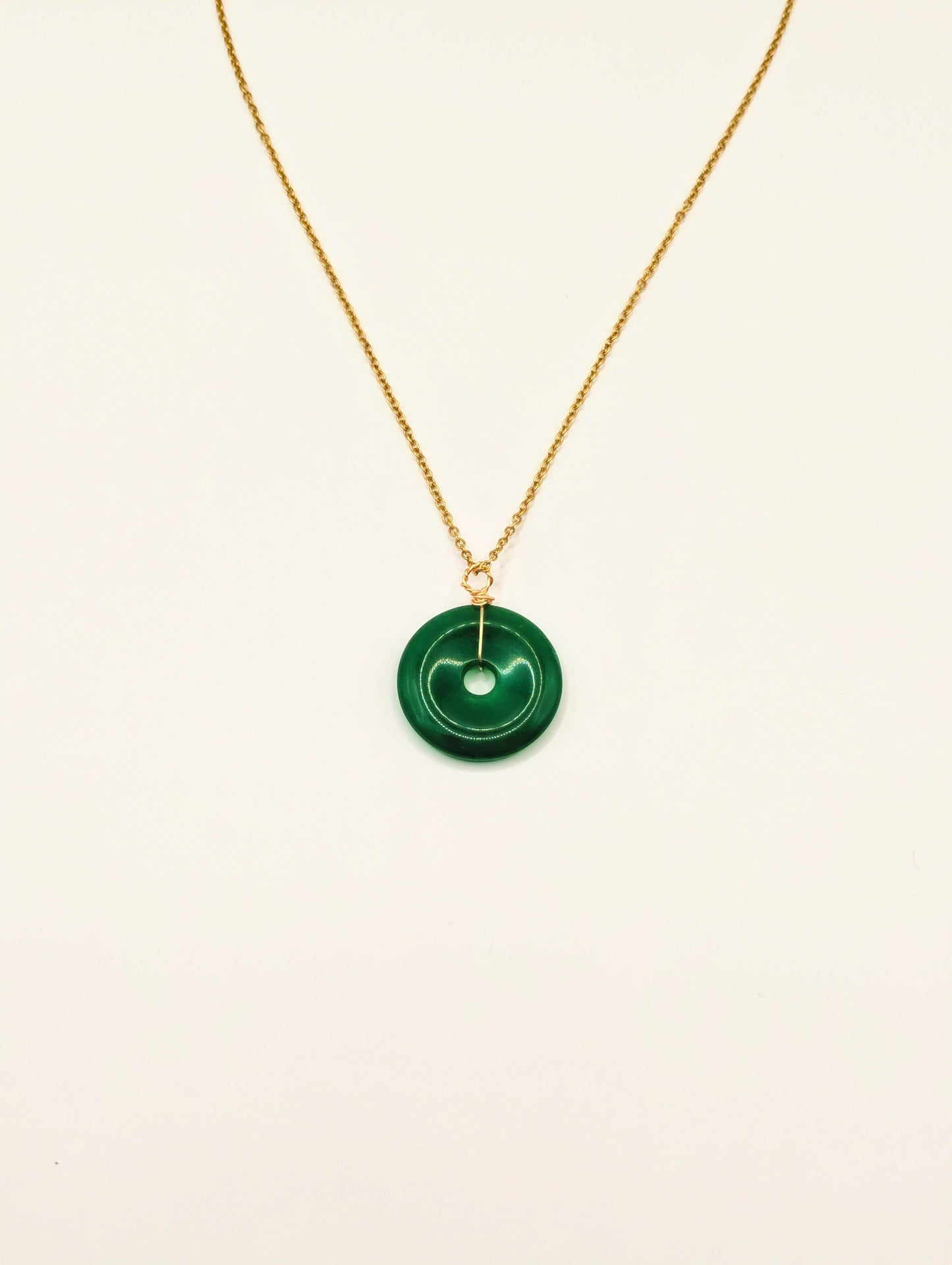 Pendentif Donut en Jade de Malaisie-3