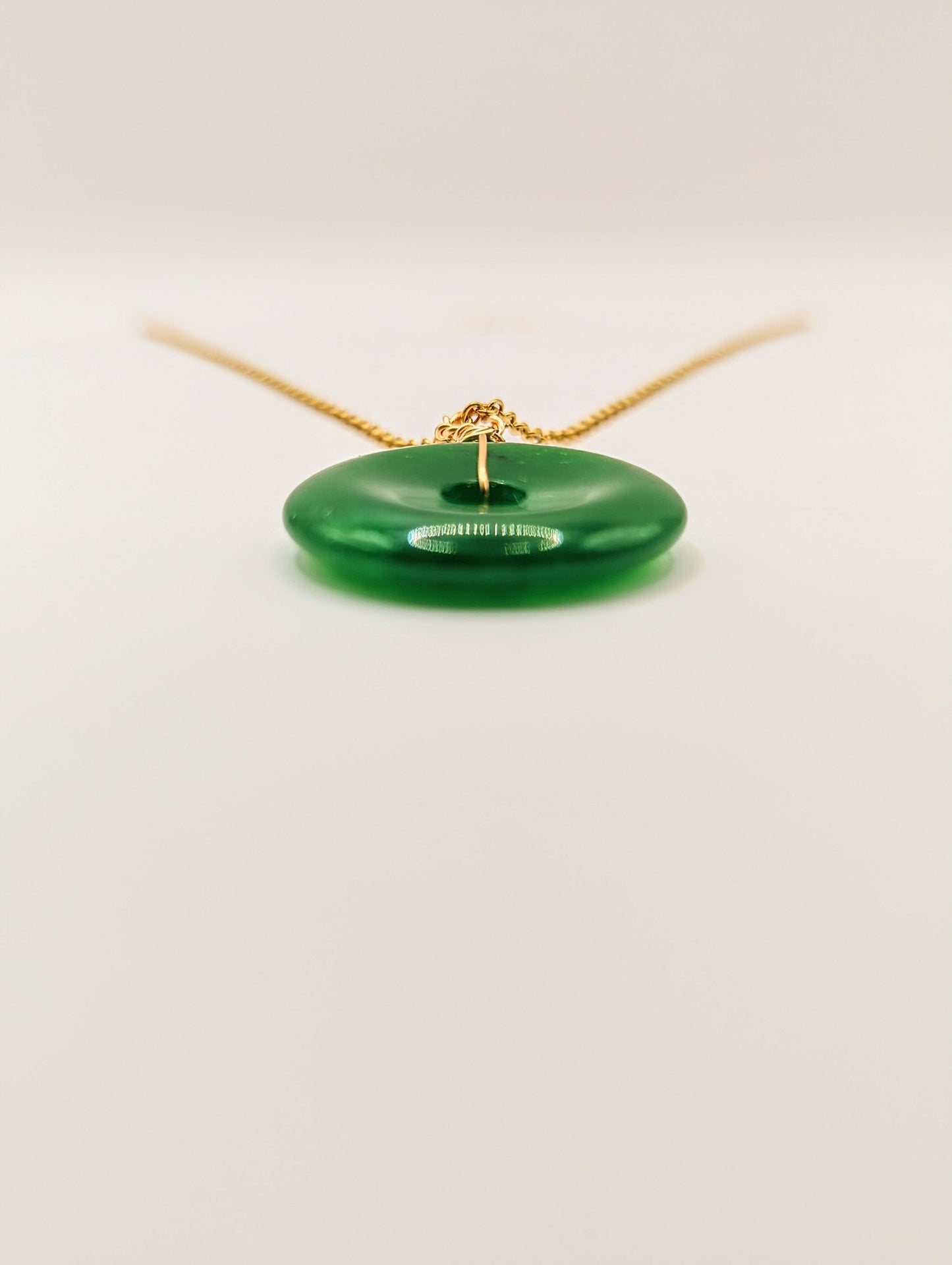 Pendentif Donut en Jade de Malaisie-4