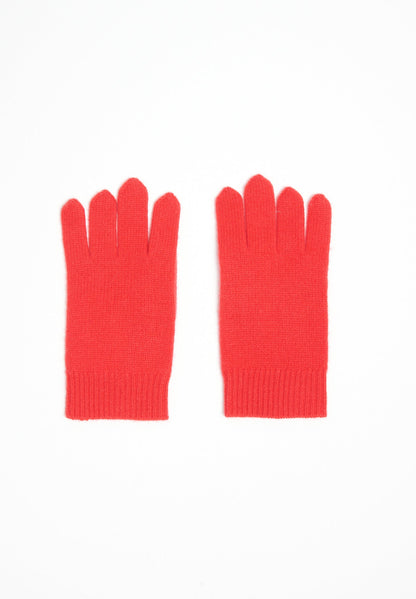 Gants en cachemire 4 fils rouge-4