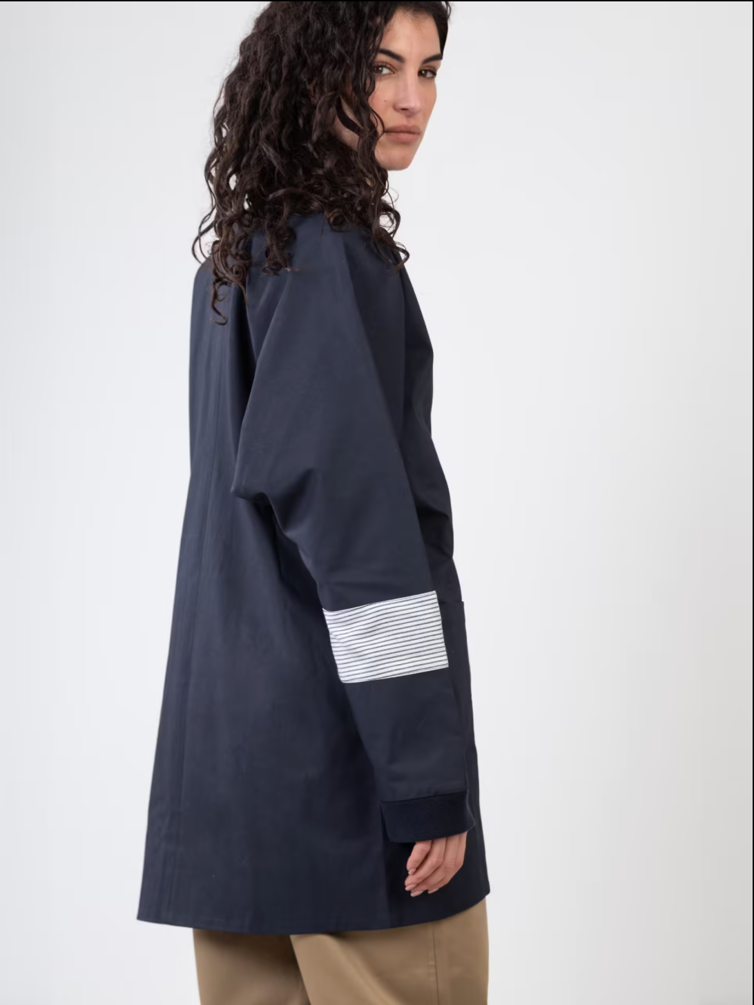 Flupke Kimono-Style Unisex Navy Jacket