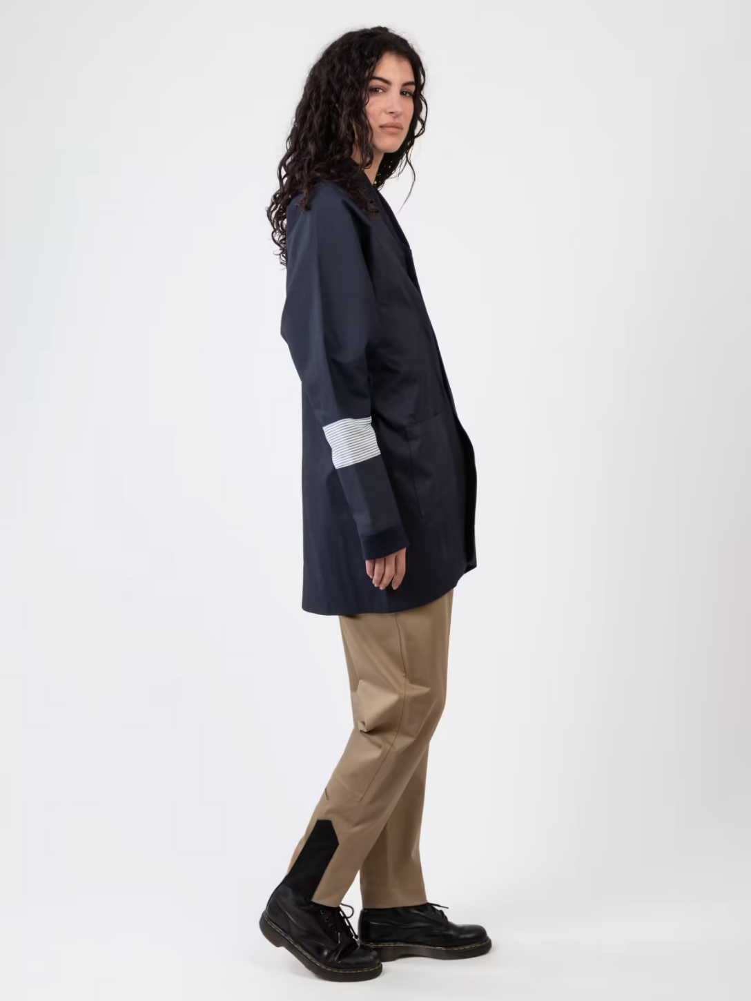 Flupke Kimono-Style Unisex Navy Jacket