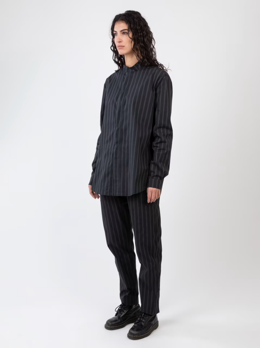 Taitsu Straight Fit Unisex Pants - Black Stripes