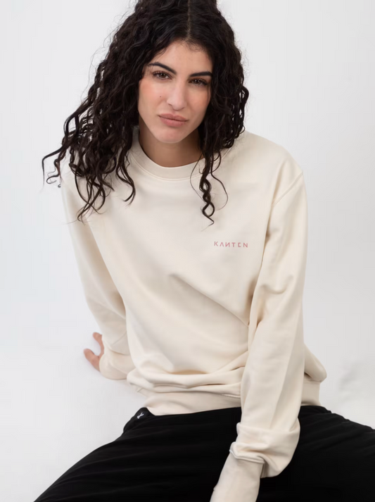 UltraBasic Unisex Sweatshirt in Organic Cotton - Natural Raw