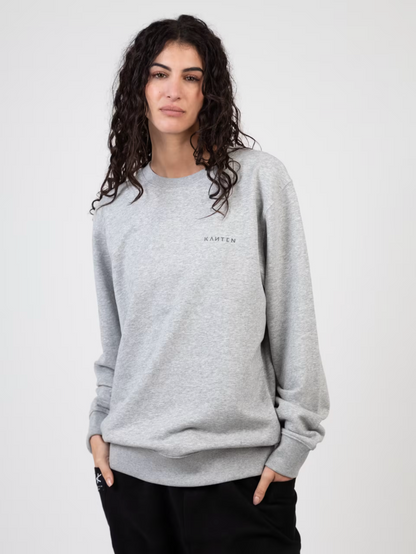 UltraBasic Unisex Sweatshirt in Organic Cotton - Ash