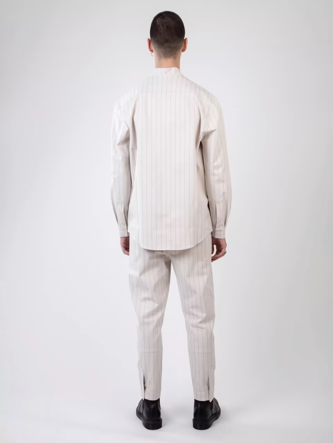 Yaku Unisex Shirt - White Stripes