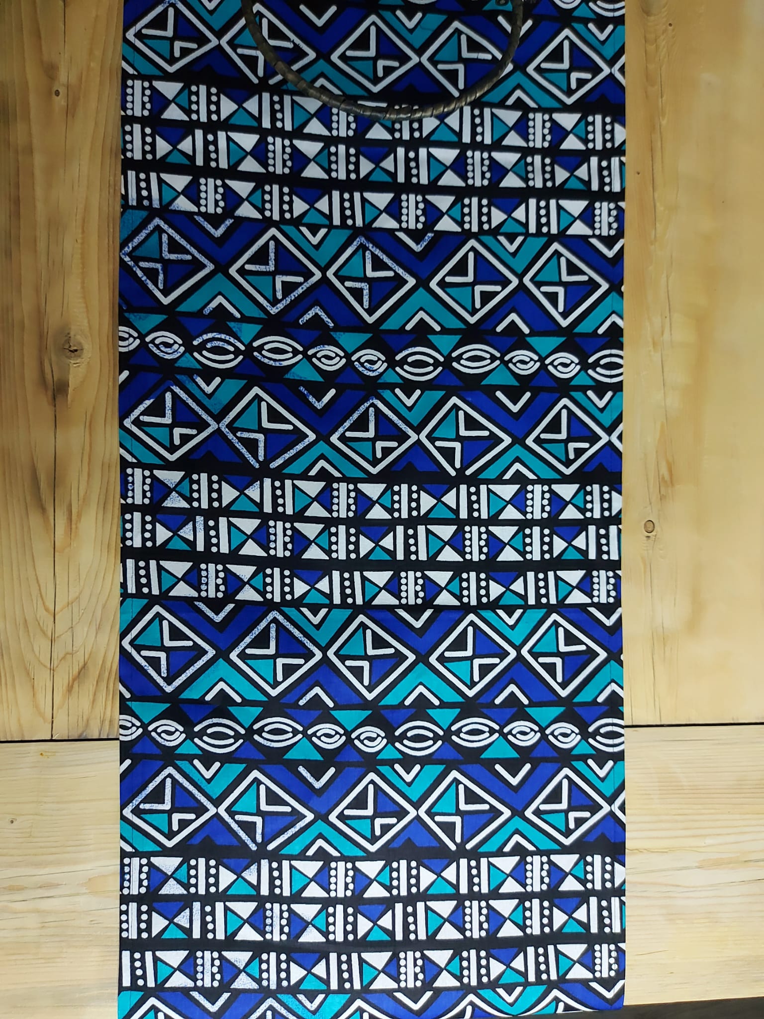 Handmade Table Runner 160x35cm | 180x35 | 200x35cm | African Print "Mudcloth" Bogolan Inspired Print  Made from 100% African Print Fabric-2