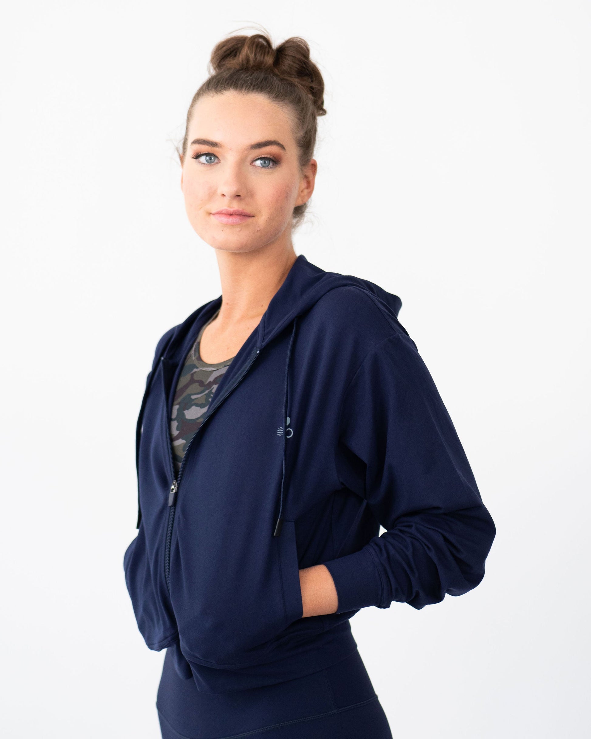 Zola Vivid Crop Hoodie-3