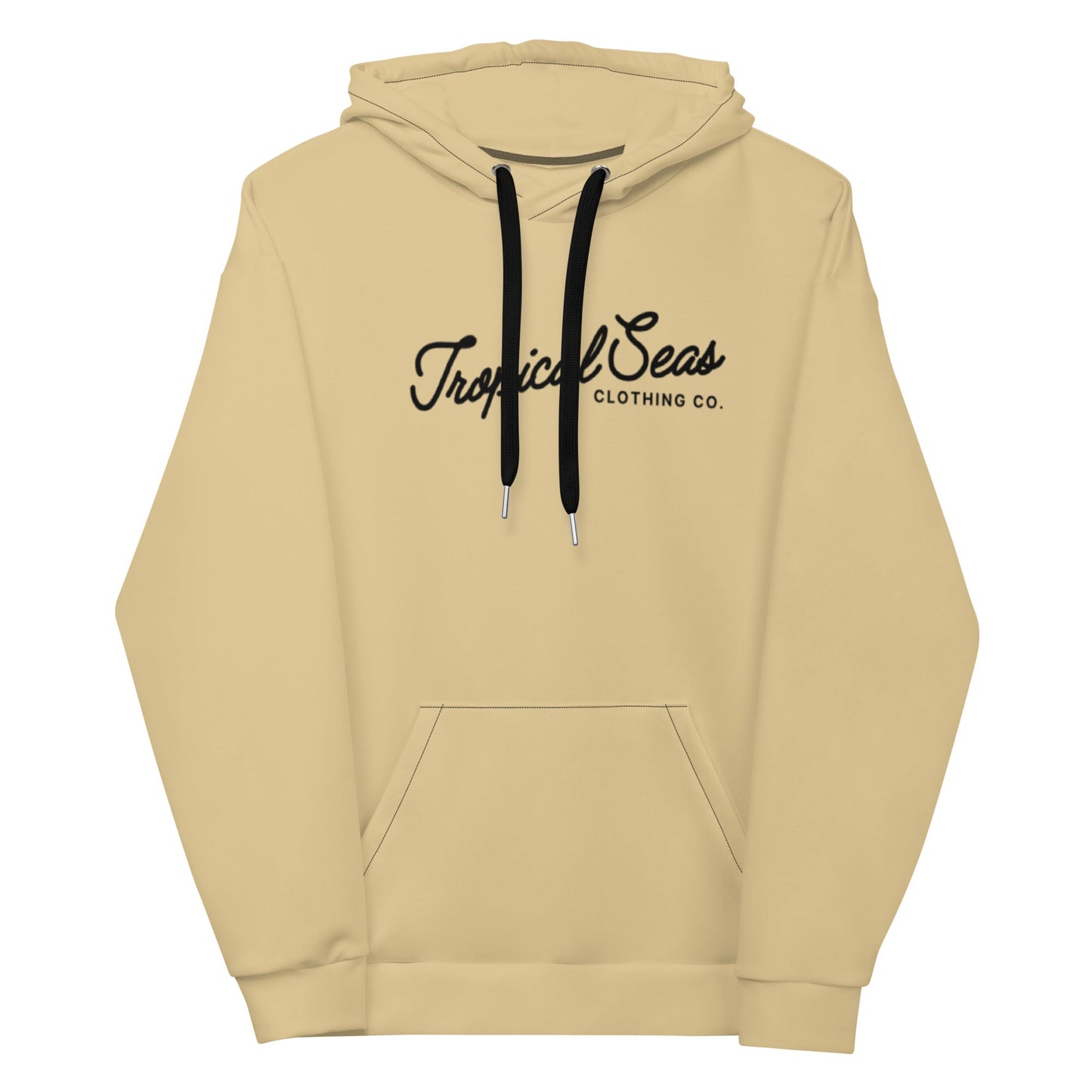 Beige Tropical Seas Hoodie-1