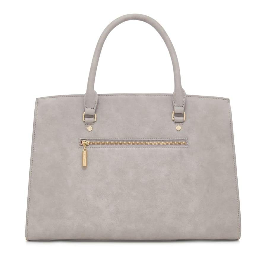 Aricia Grey Vegan Laptop Bag-2