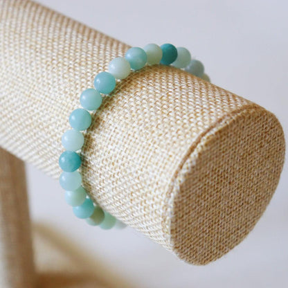 Bracelet en Amazonite ✦ Relations affectives, tendresse et bonheur-2