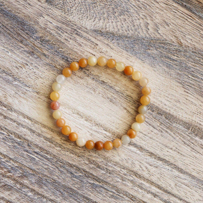 Bracelet en Aventurine jaune ✦ Opportunités, courage et émotions positives-3