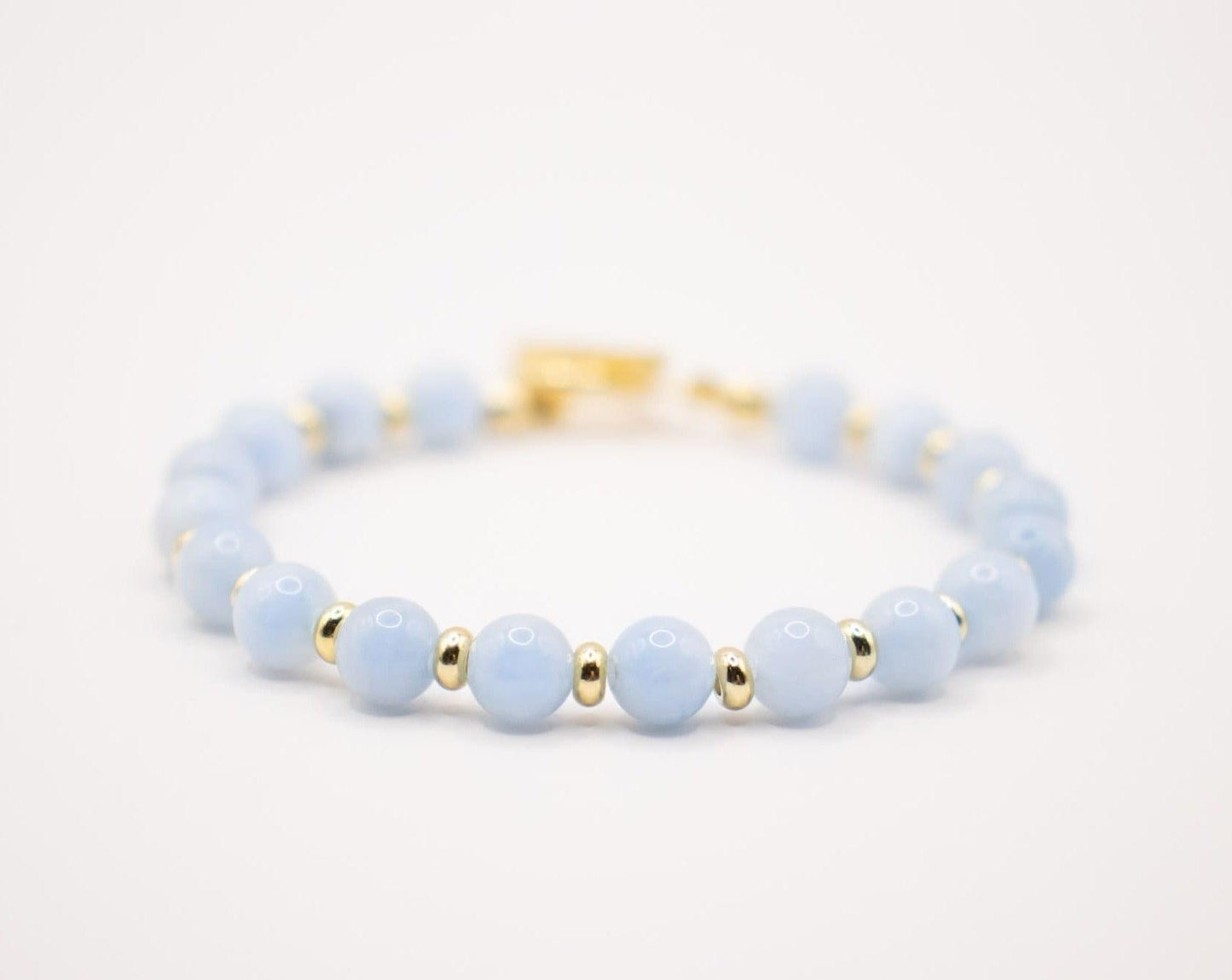 CIRCÉ | Bracelet en Aigue-marine et plaqué Or 18 et 24 carats-1