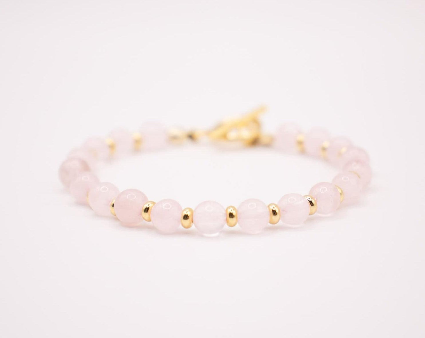 CIRCÉ | Bracelet en Quartz rose et acier inoxydable plaqué Or 18 carats-1