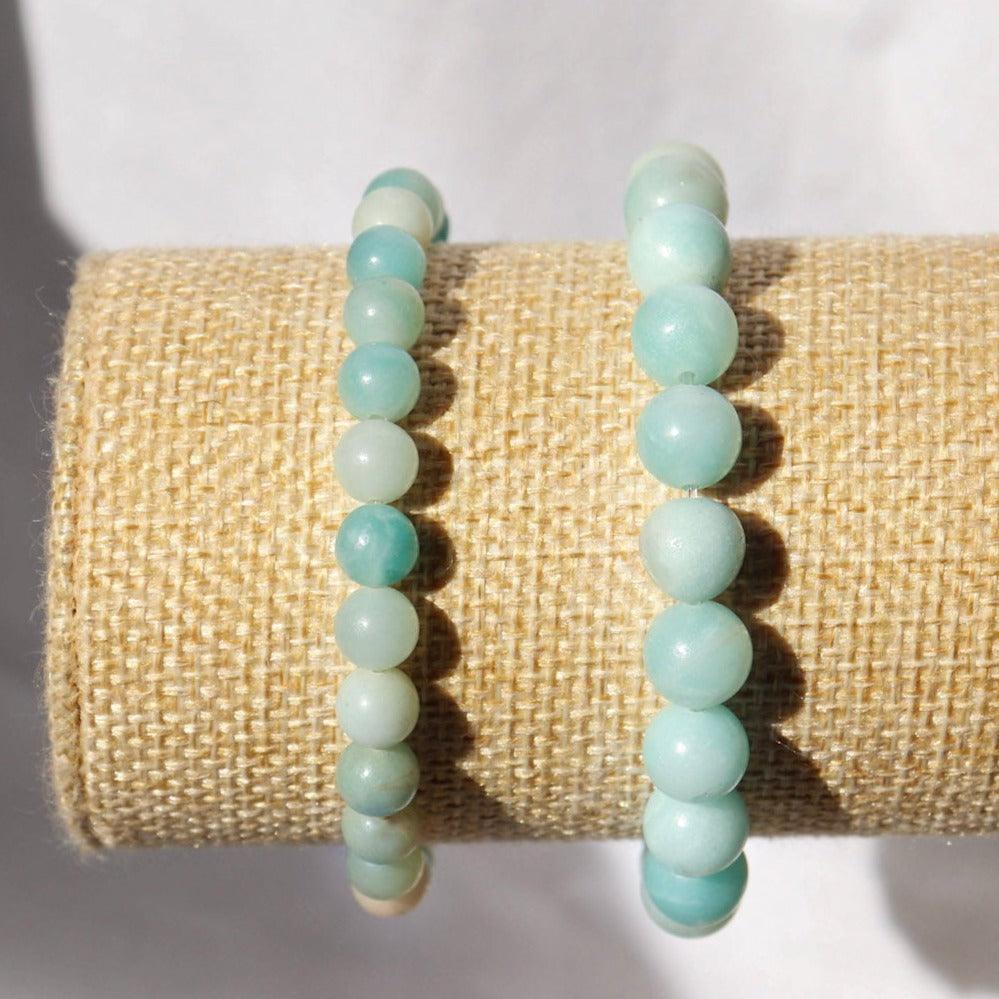 Bracelet en Amazonite ✦ Relations affectives, tendresse et bonheur-4