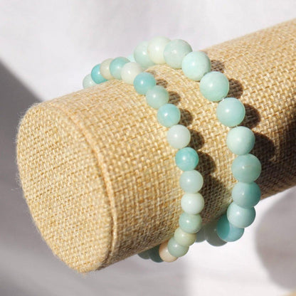 Bracelet en Amazonite ✦ Relations affectives, tendresse et bonheur-6