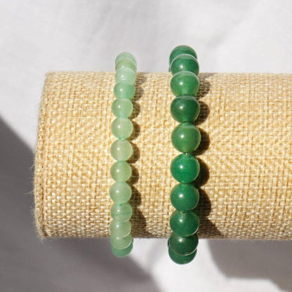 Bracelet en Aventurine verte ✦ Equilibre et gestion émotionnelle-1