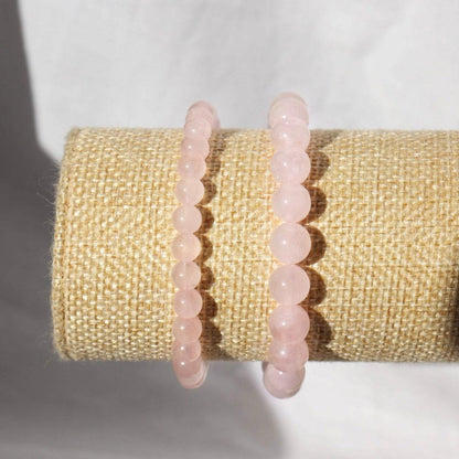 Bracelet en Quartz Rose ✦ Amour, Cœur et Harmonie-1