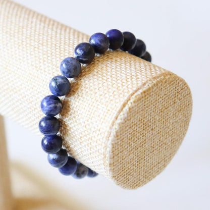 Bracelet en Sodalite ✦ Hypersensibilité, Intuition et Sérénité-2